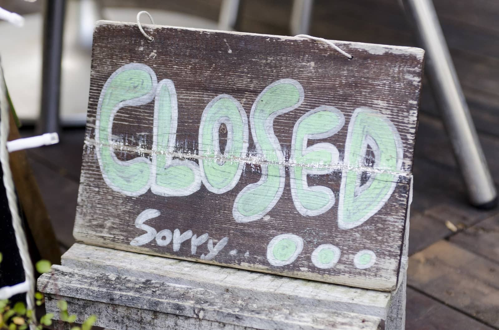 Closed on the board