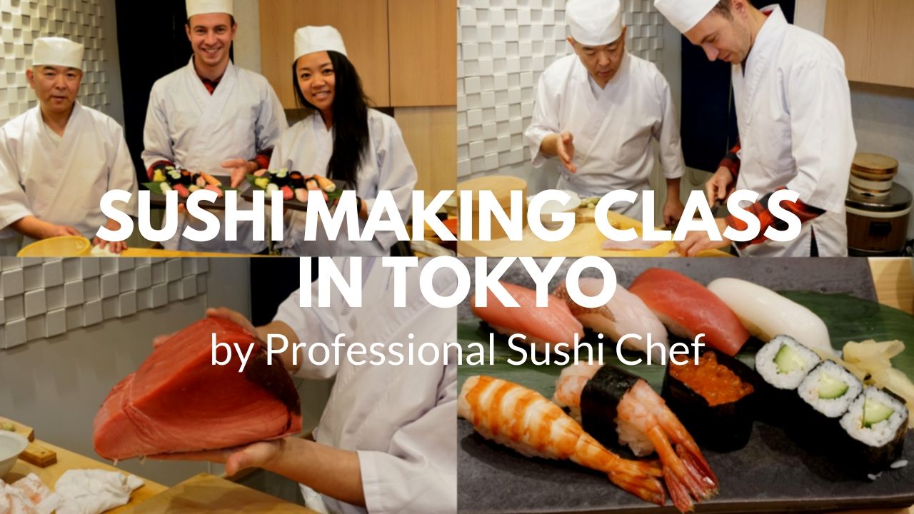 Sushi Making Class in Tokyo by a Professional Sushi Chef
