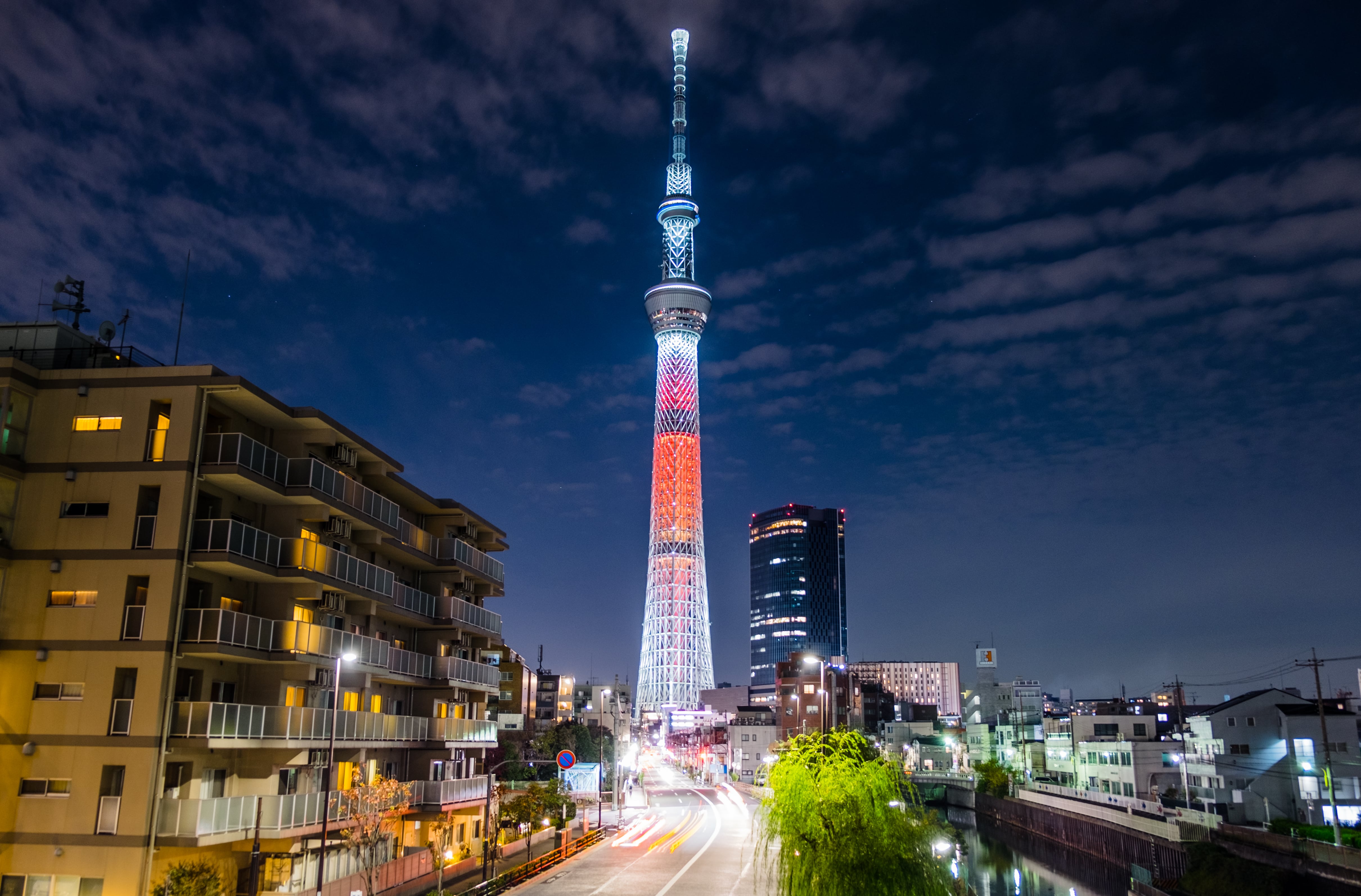 evening Tokyo Skytree view