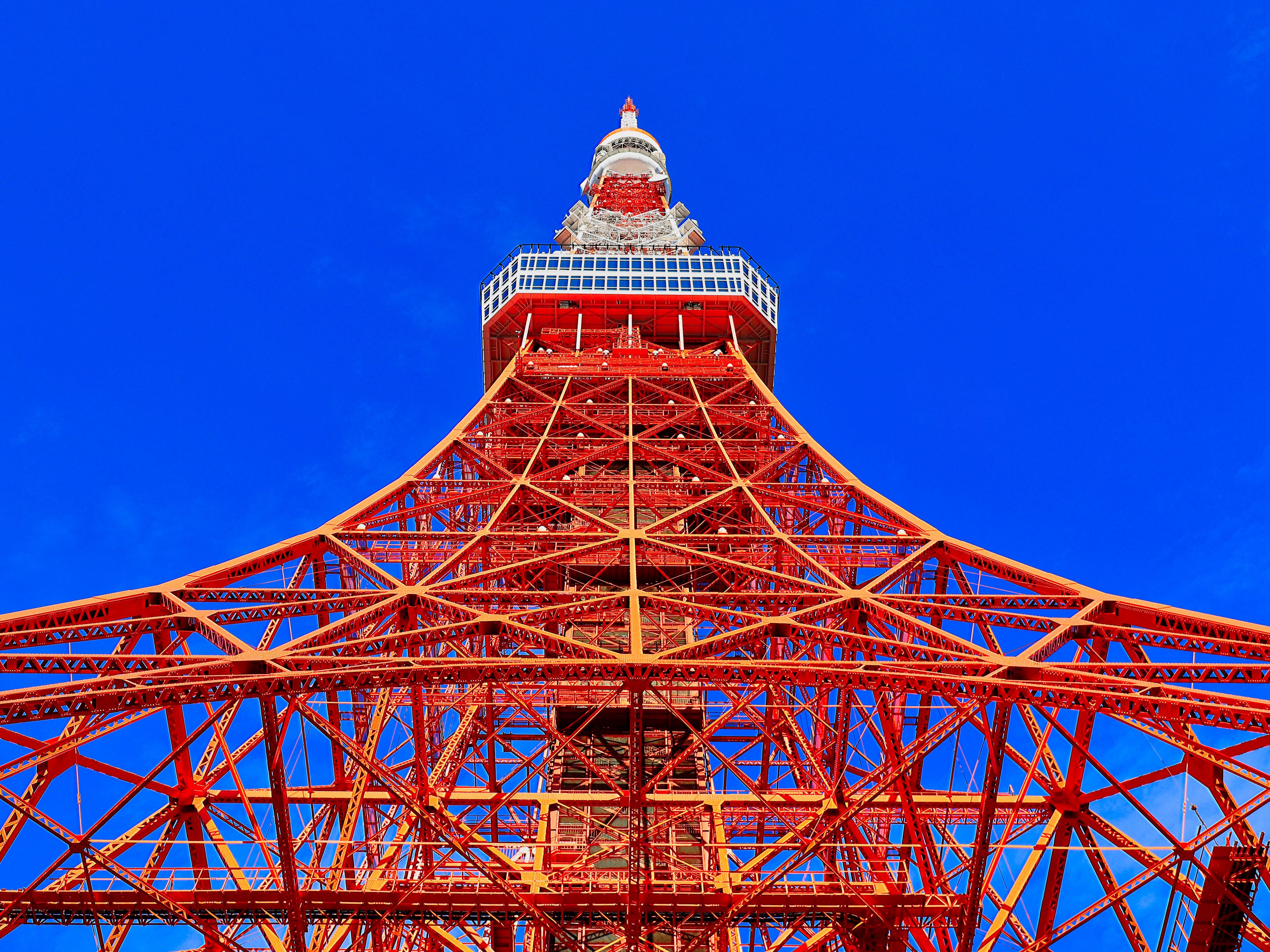 Tokyo Tower from bottom