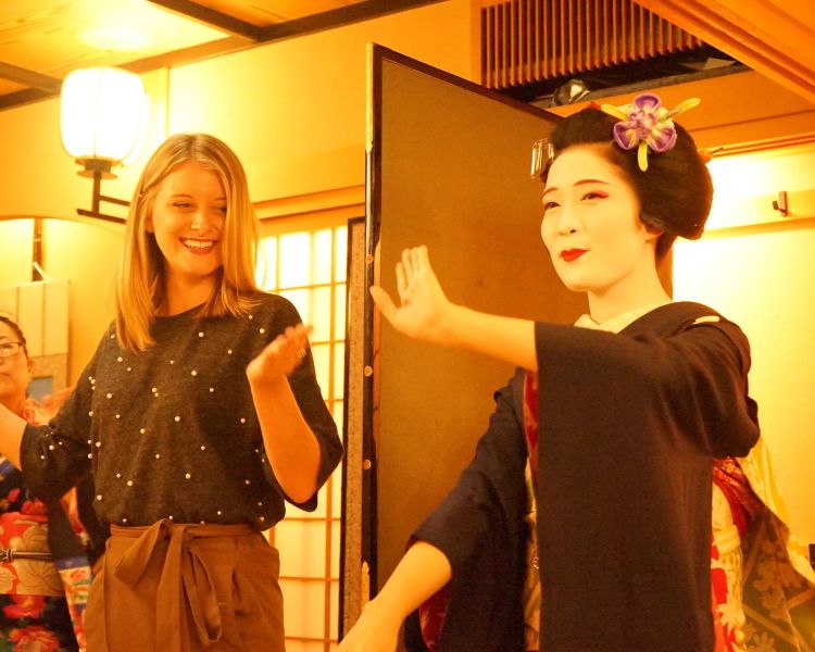 Geisha performance in Gion