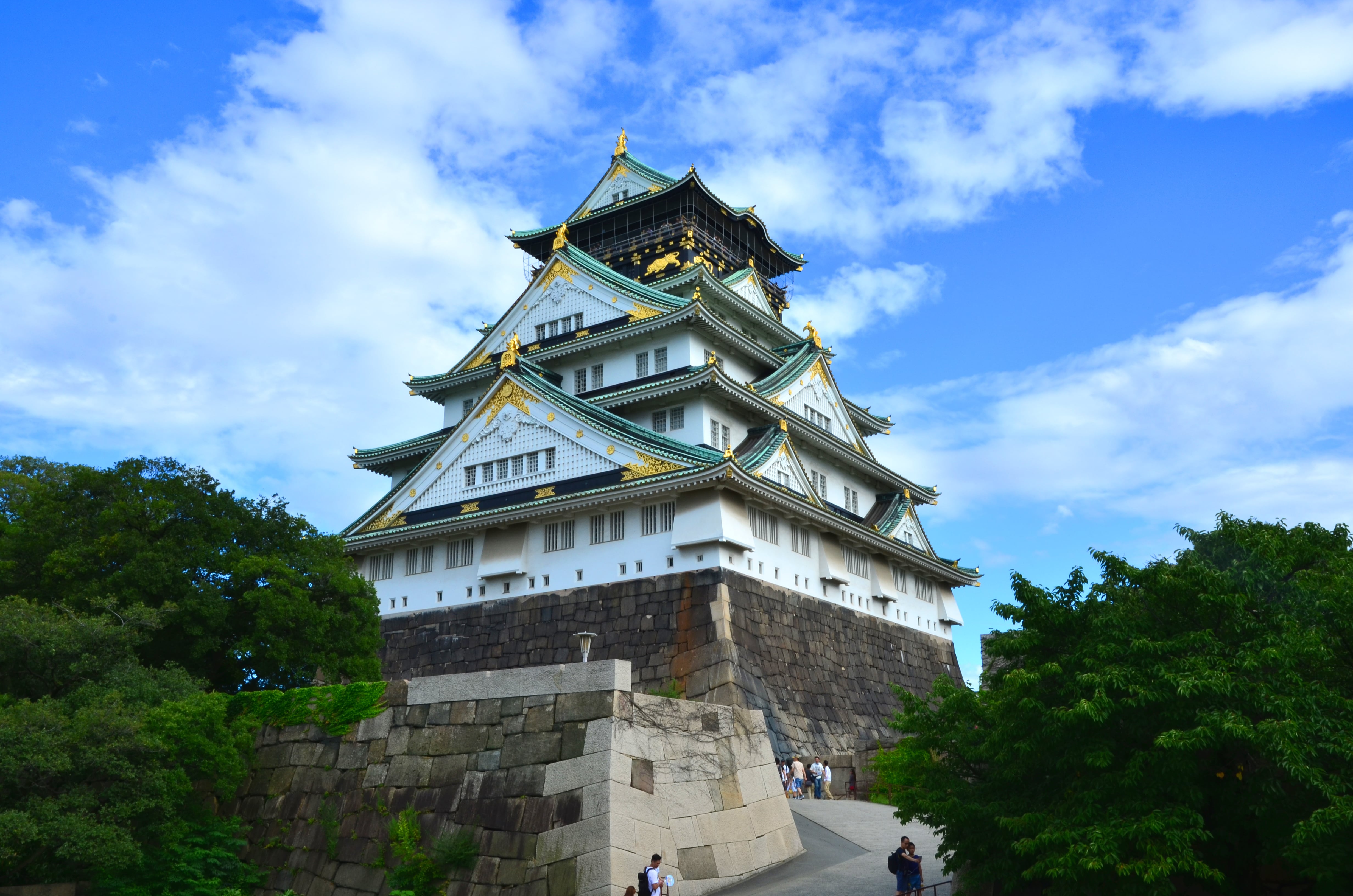 Osaka Castle view