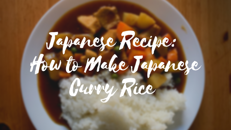 How to Make Japanese Curry Rice at Home