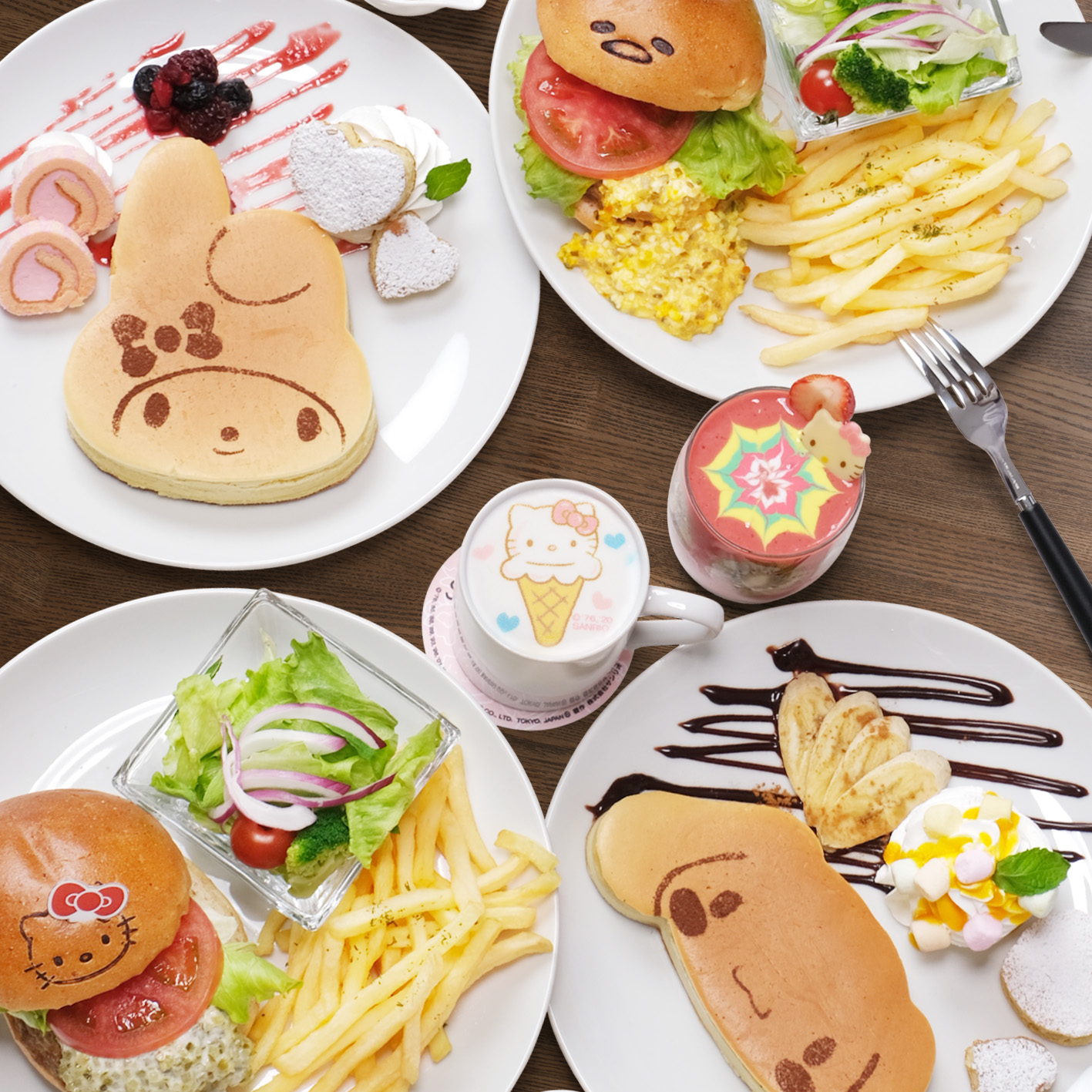 SANRIO CAFE in Ikebukuro, Tokyo