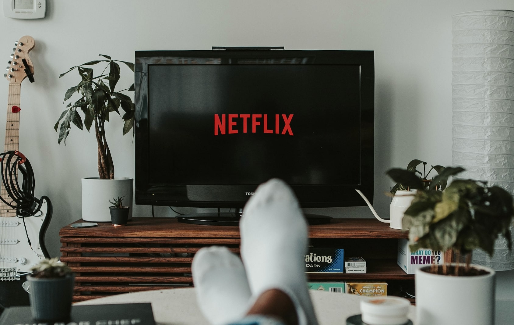 Netflix on TV screen