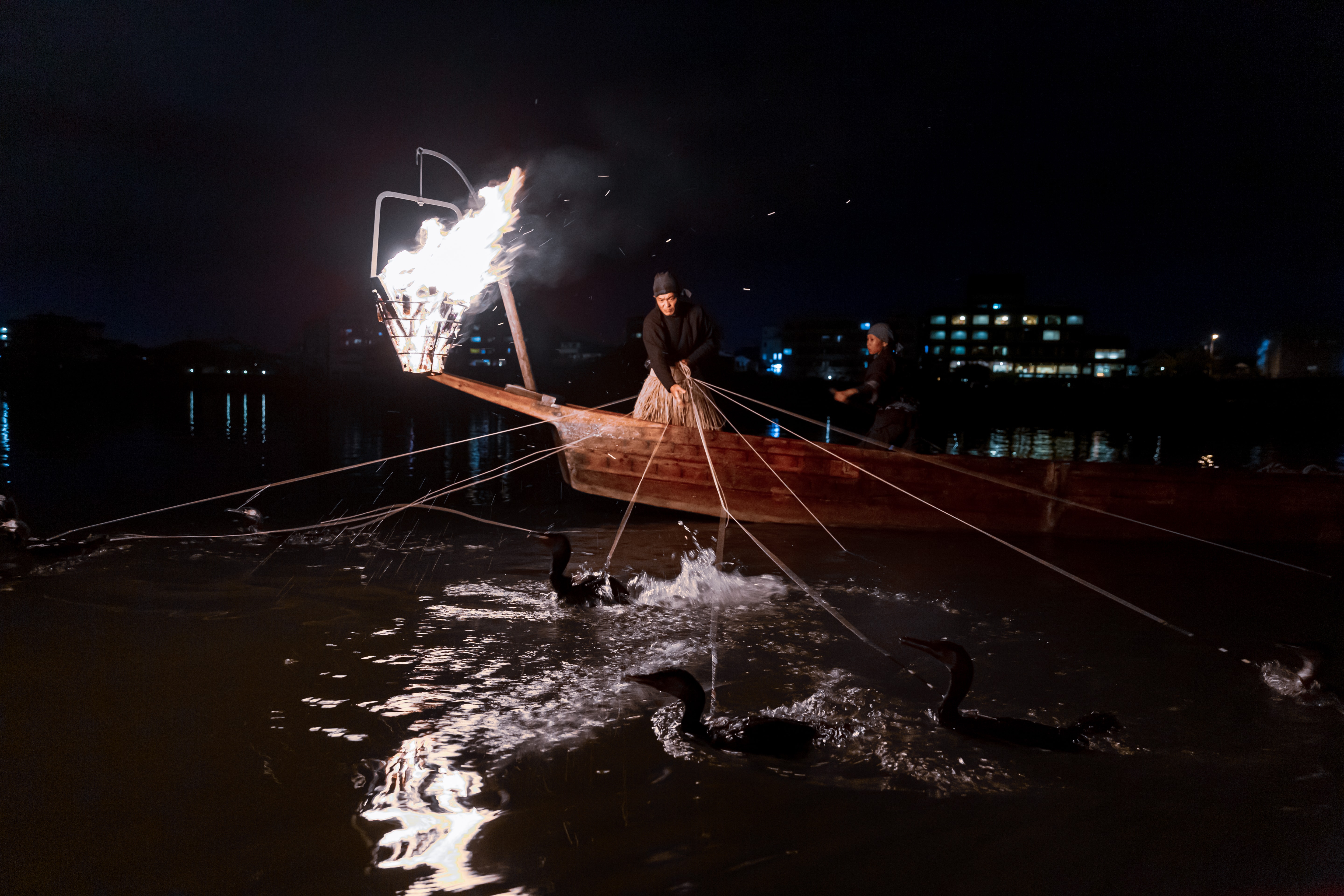 Ukai Fishing on Kiso River