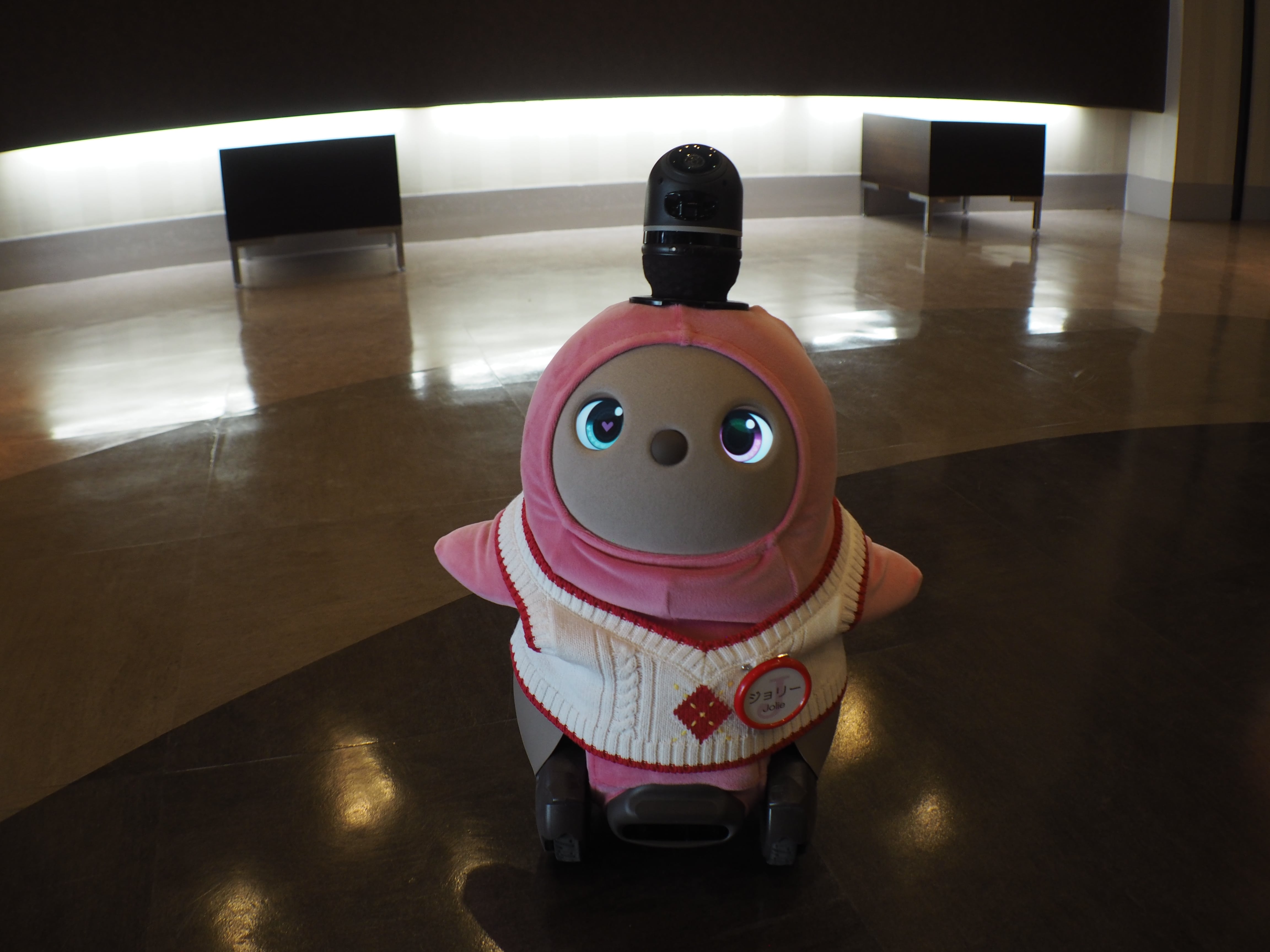 Hotel Raffine lobby robot 2