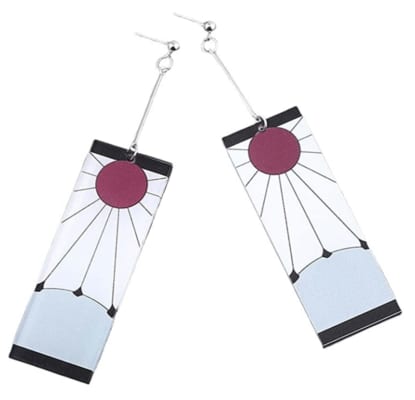 Tanjiro Hanafuda Earrings