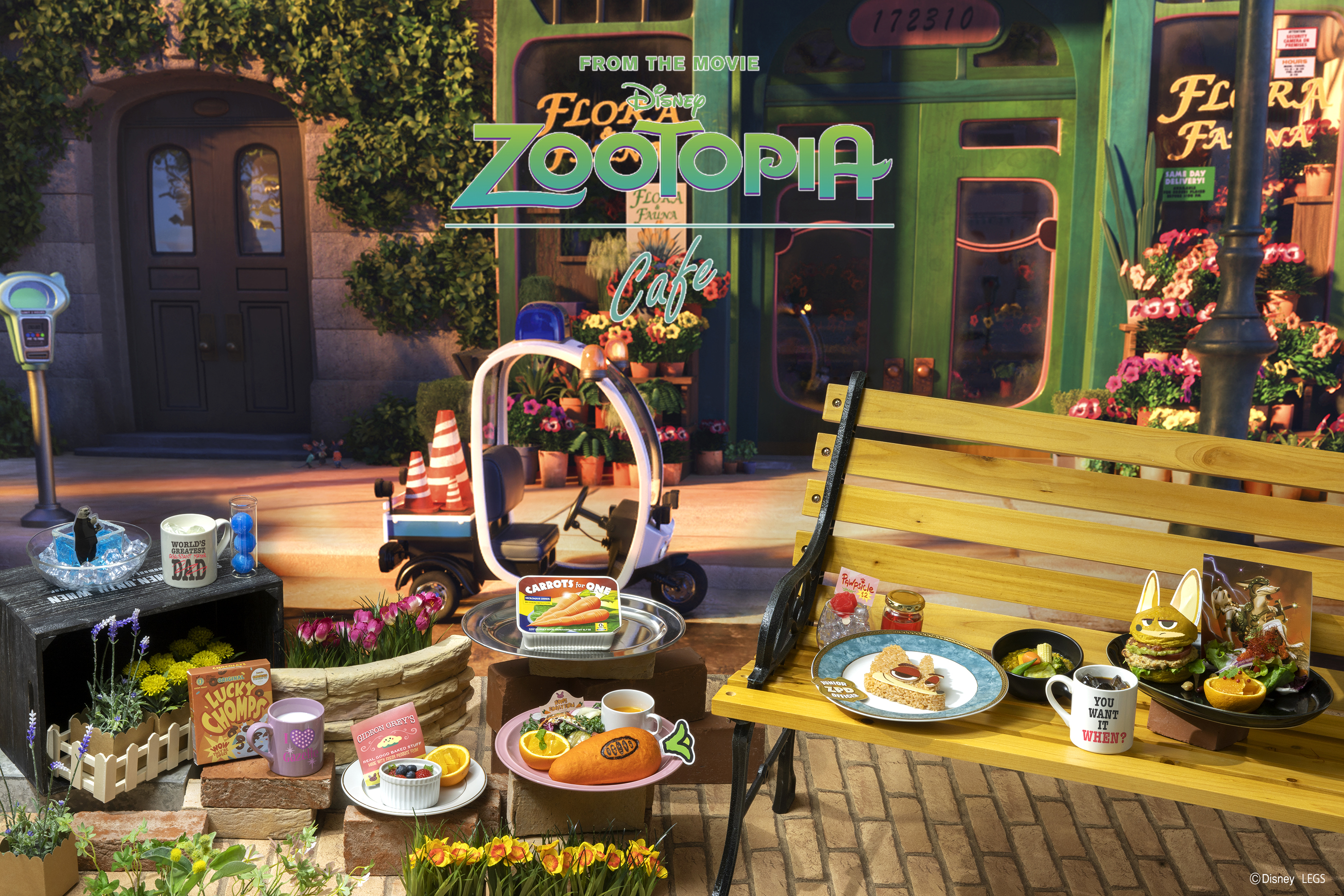 Zootopia Cafe in Japan 2021