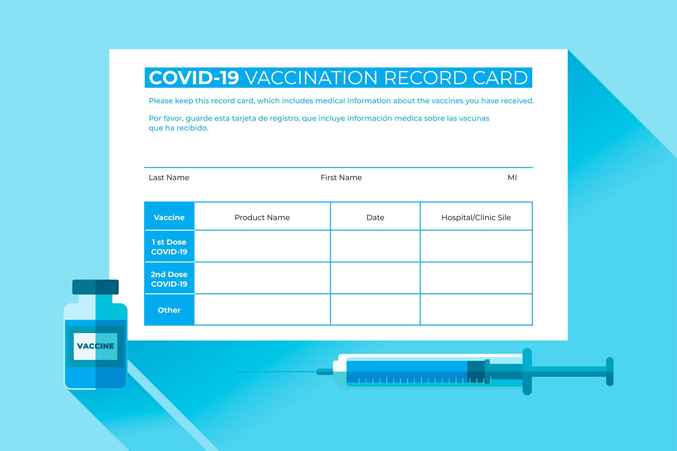 COVID-19 Vaccination Record Certificate
