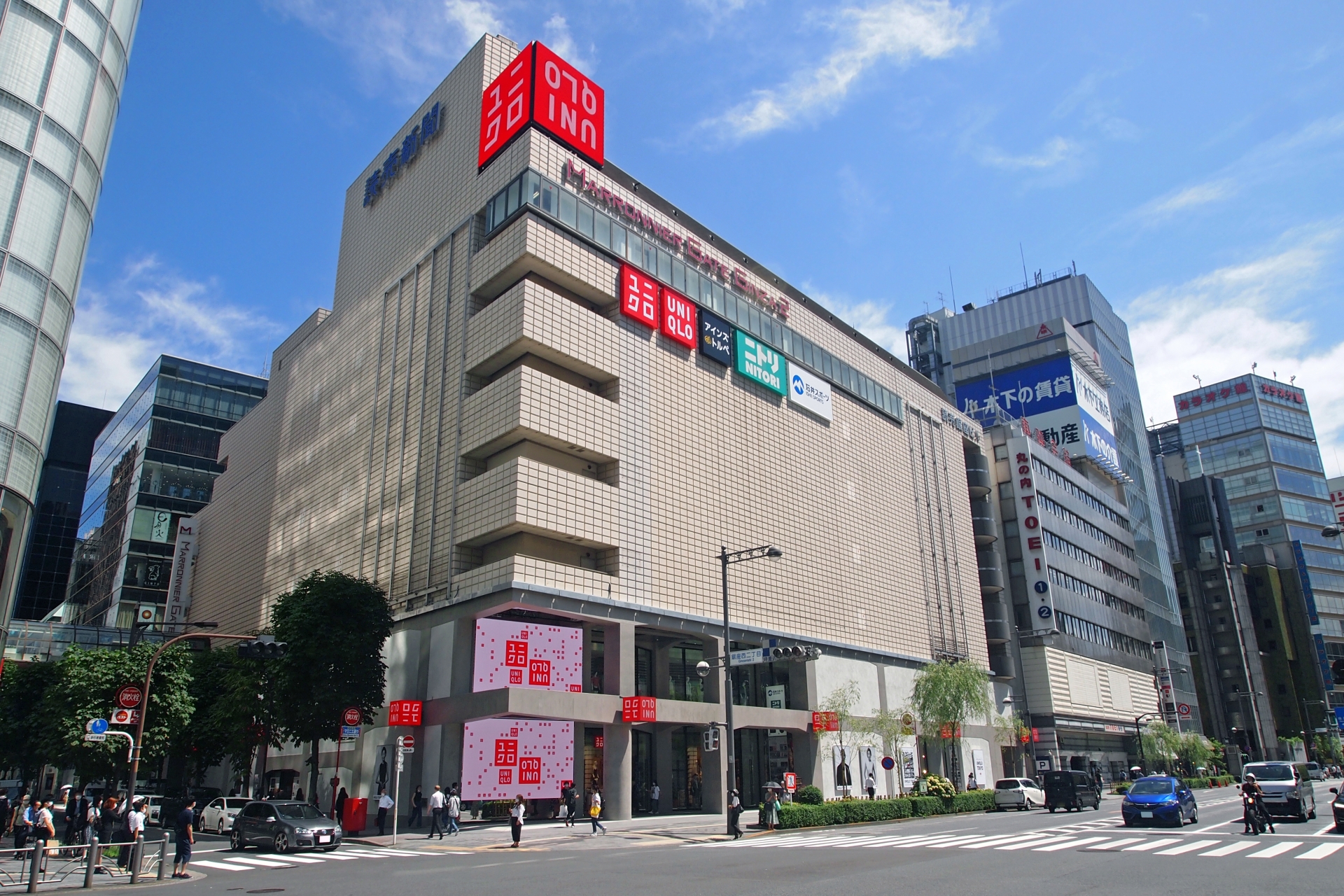 Uniqlo flagship store in Ginza Tokyo is enormous