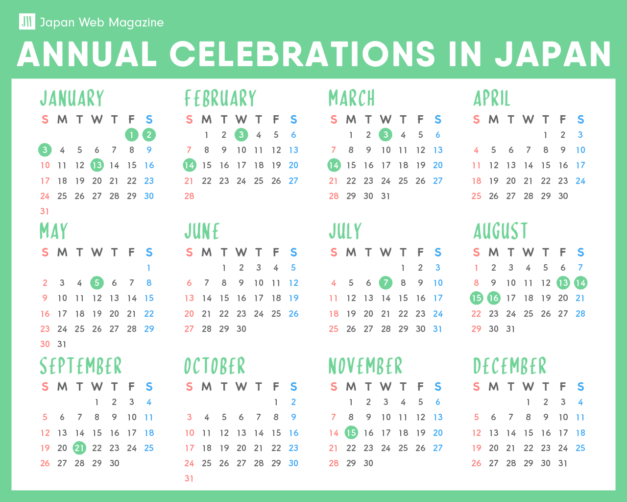 Annual Celebrations in Japan Japan Web Magazine