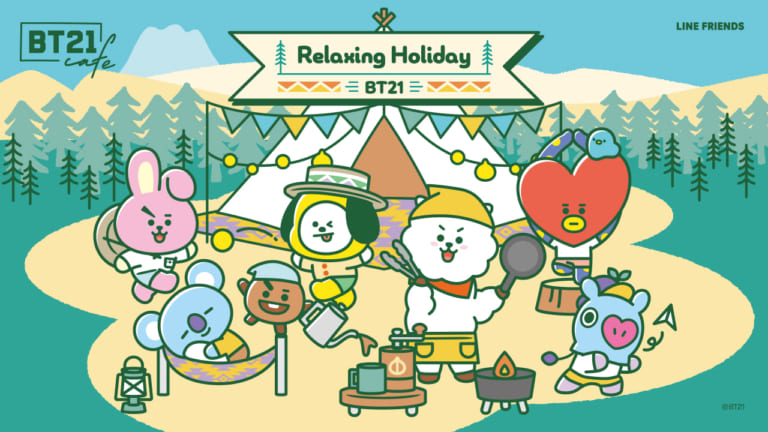 BT21 Cafe in Japan 2021