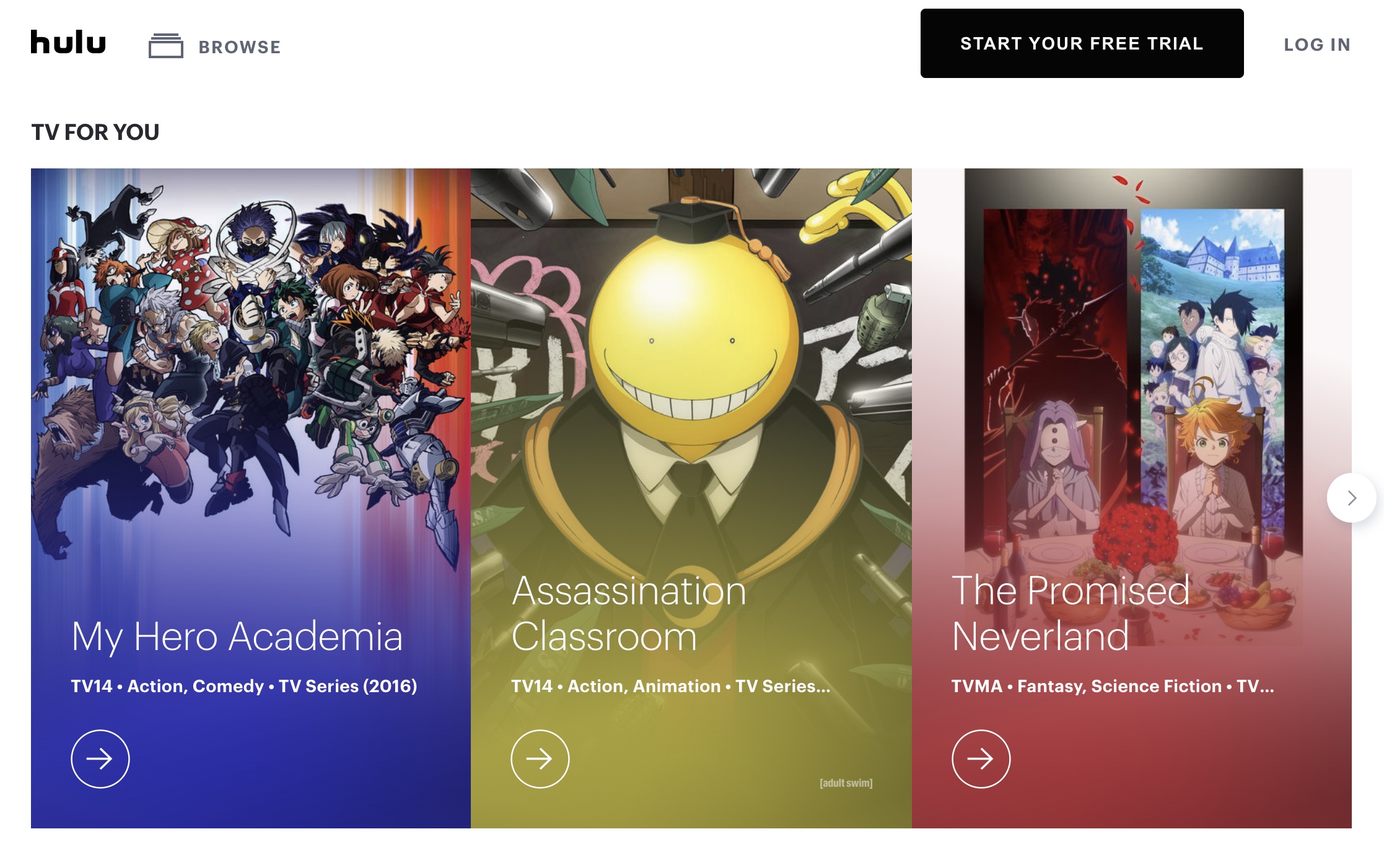 Best Anime On Hulu To Stream