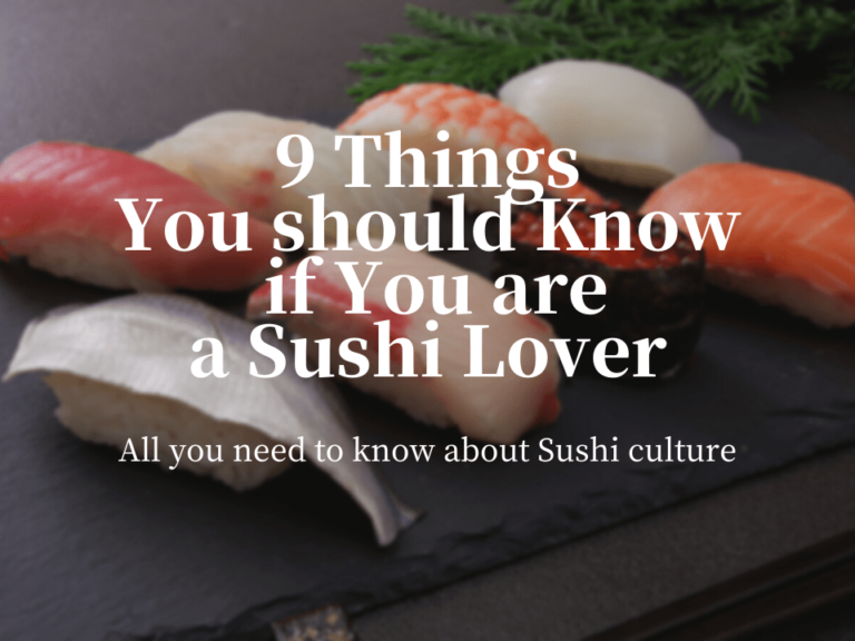 9 Things You Should Know if You are a Sushi Lover