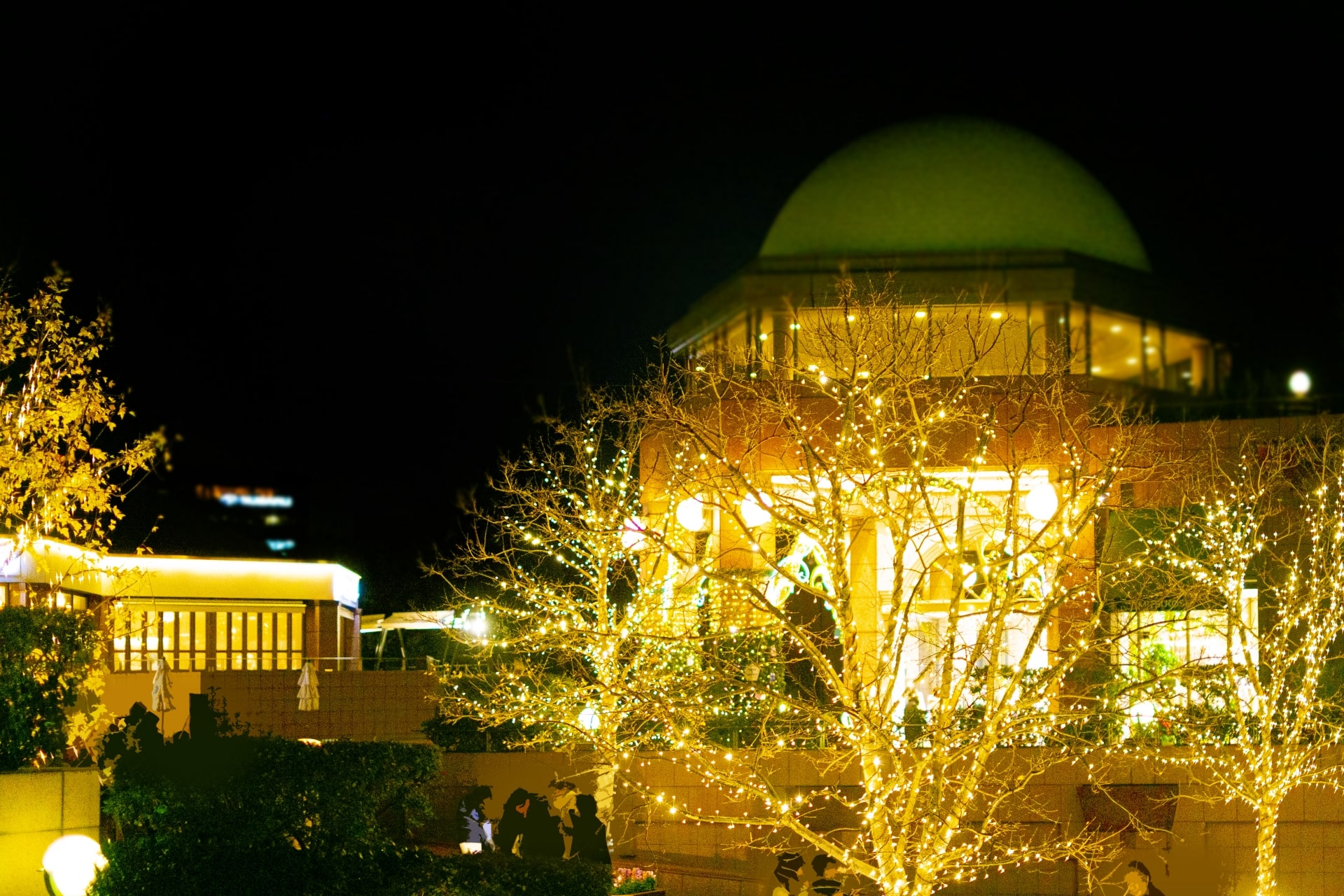 Ebisu Garden Place at night