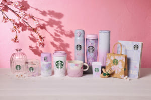 JAPAN Starbucks No.13 SAKURA2021 Heat resistant glass pink 296ml NEW 