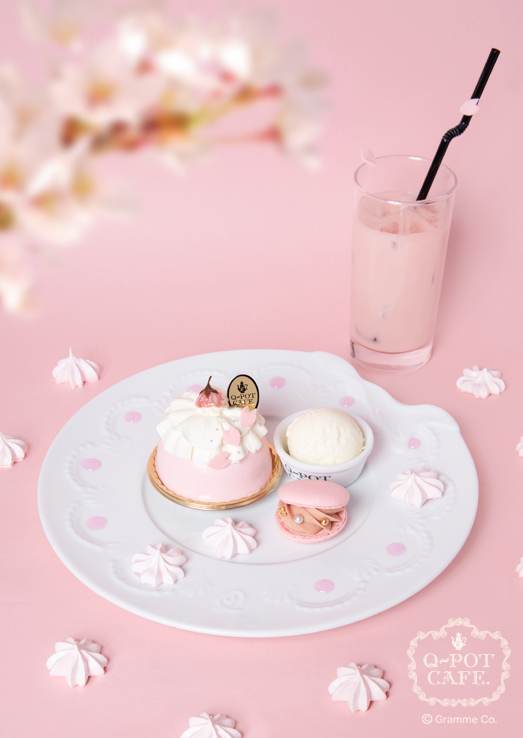 Q-pot CAFE Cherry Blossom