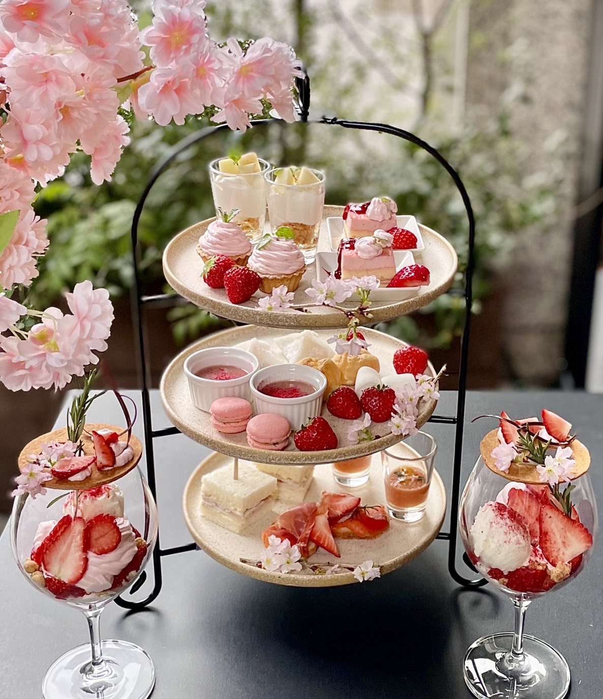 Best Sakura Afternoon Tea in Tokyo 2022 - Japan Web Magazine