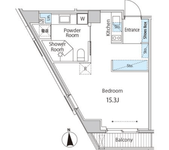 Takanawadai 2R Apartment