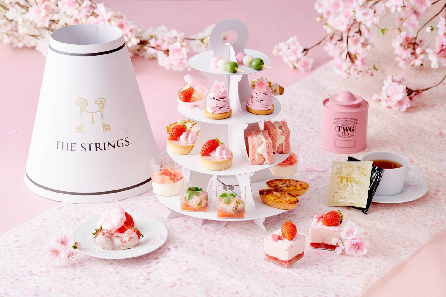 Take out sakura afternoon tea