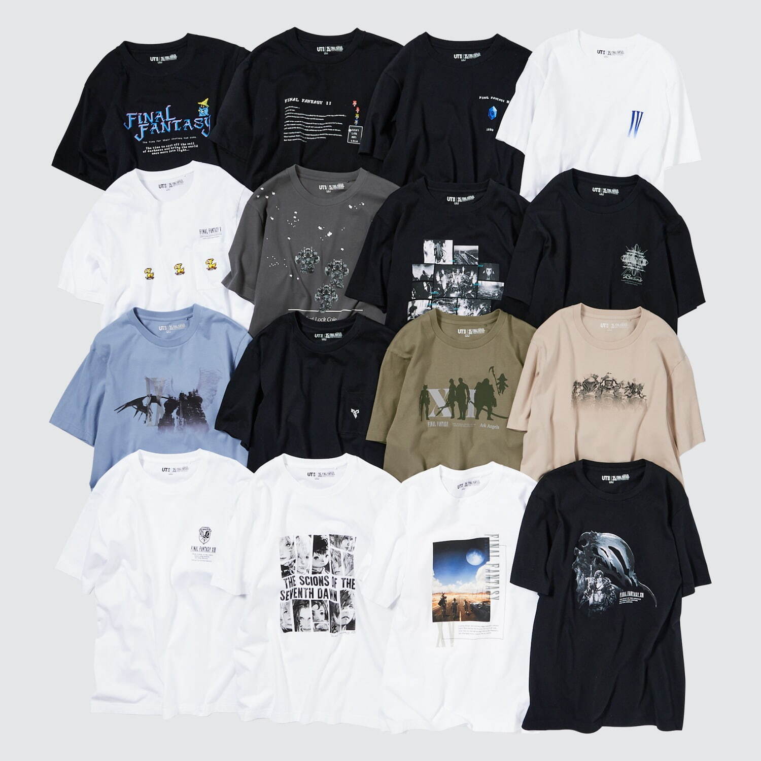 UNIQLO Final Fantasy 35th Anniversary TShirt Collection Japan Web