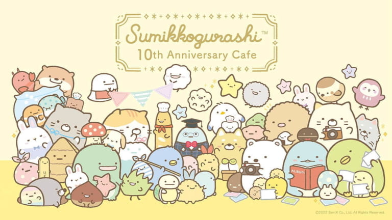 Sumikkogurashi 10th Anniversary Cafe in Japan 2022