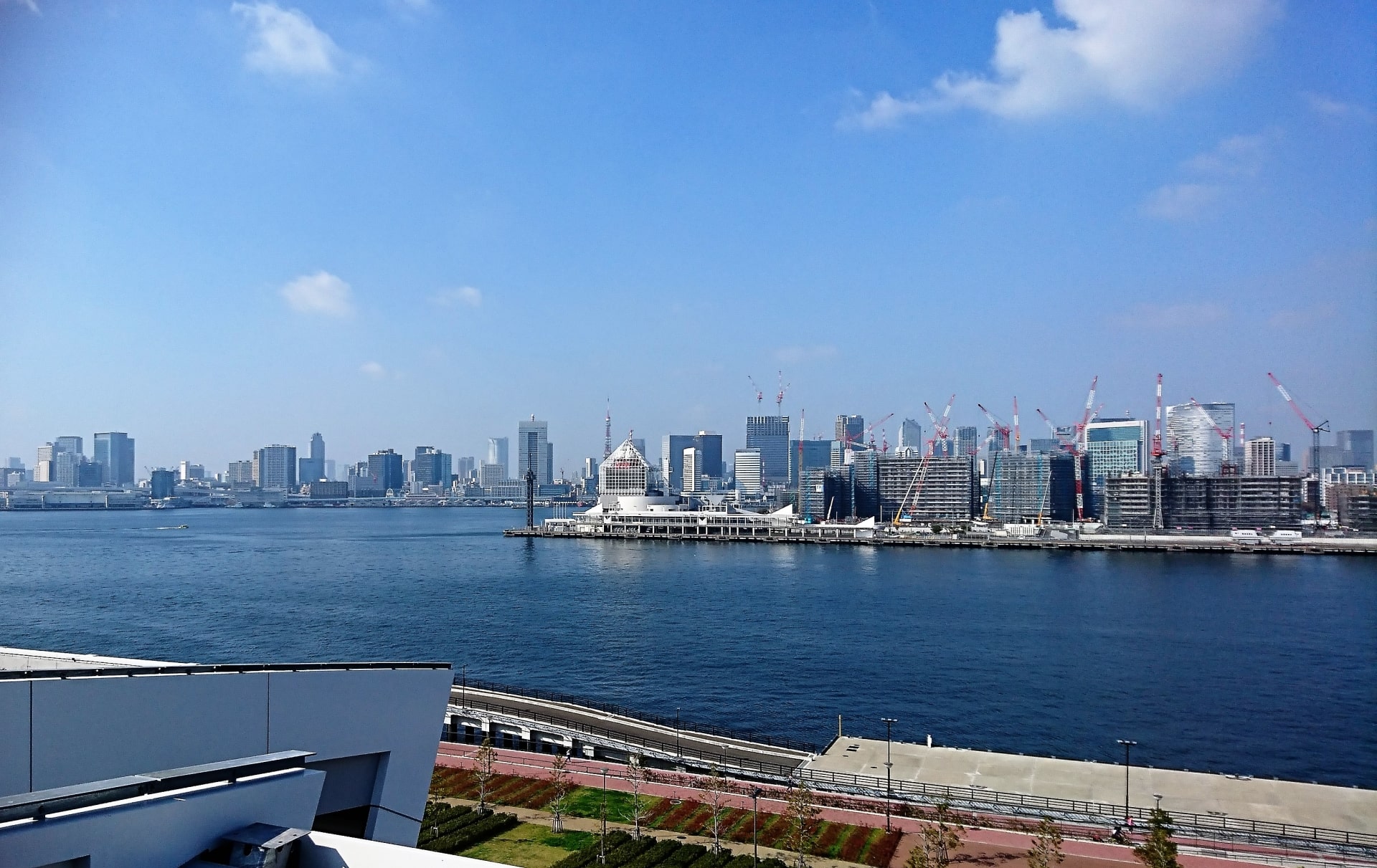 view from toyosu market