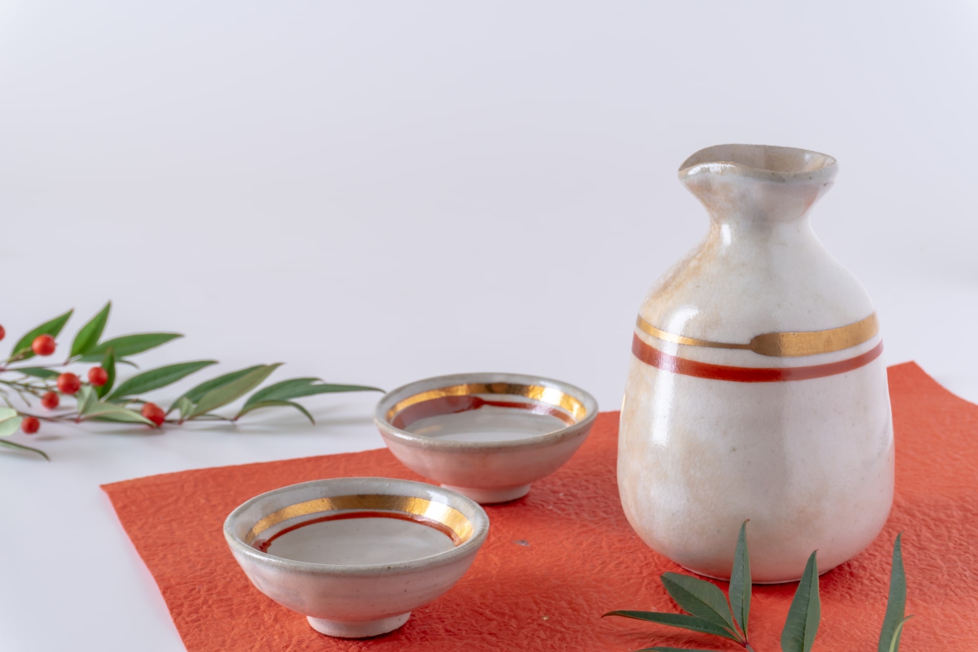 Porcelain sake cup