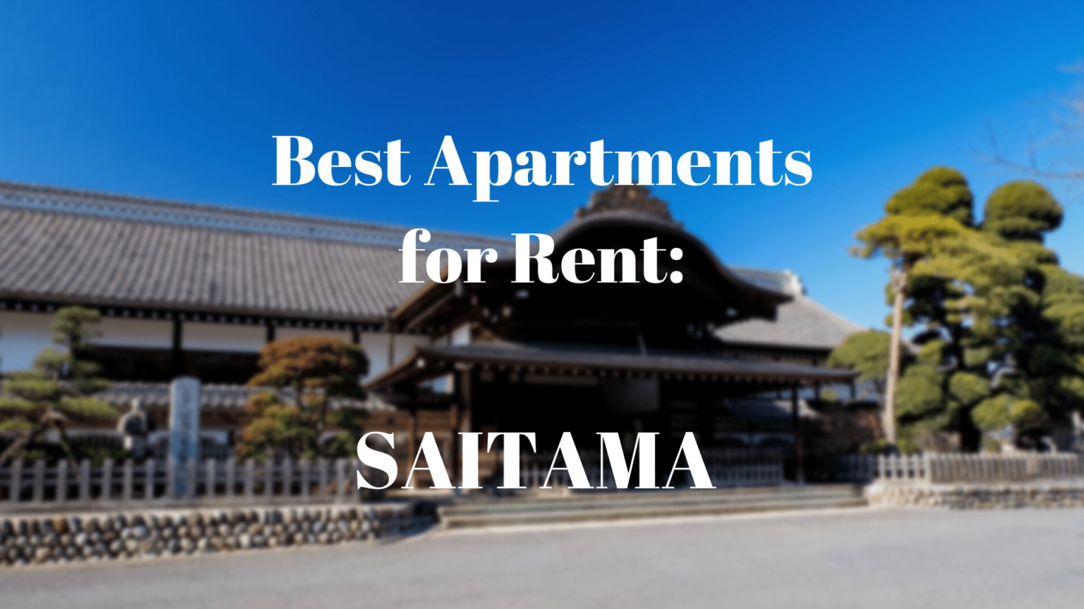 10 Best Apartments to Rent in Saitama Japan  Magazine