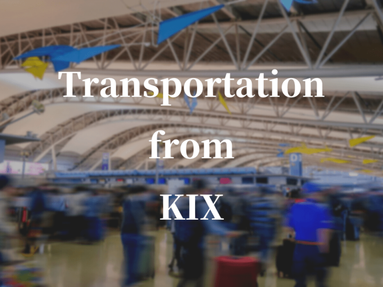 Ways to Move from Kansai International Airport (KIX)