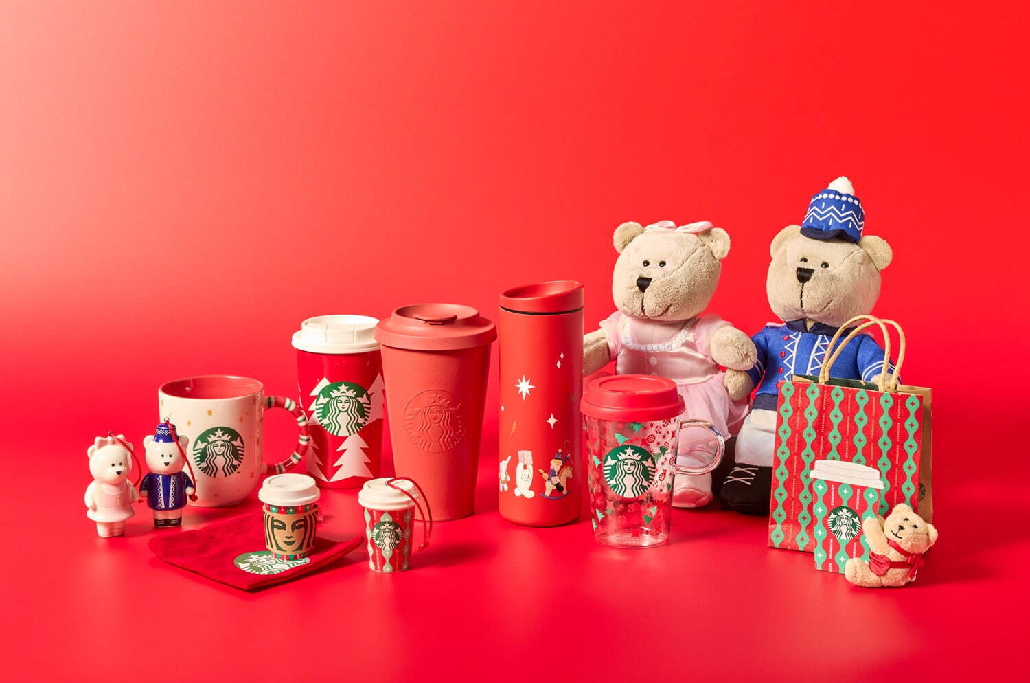 Starbucks Japan Christmas Tumbler and Mug 2022