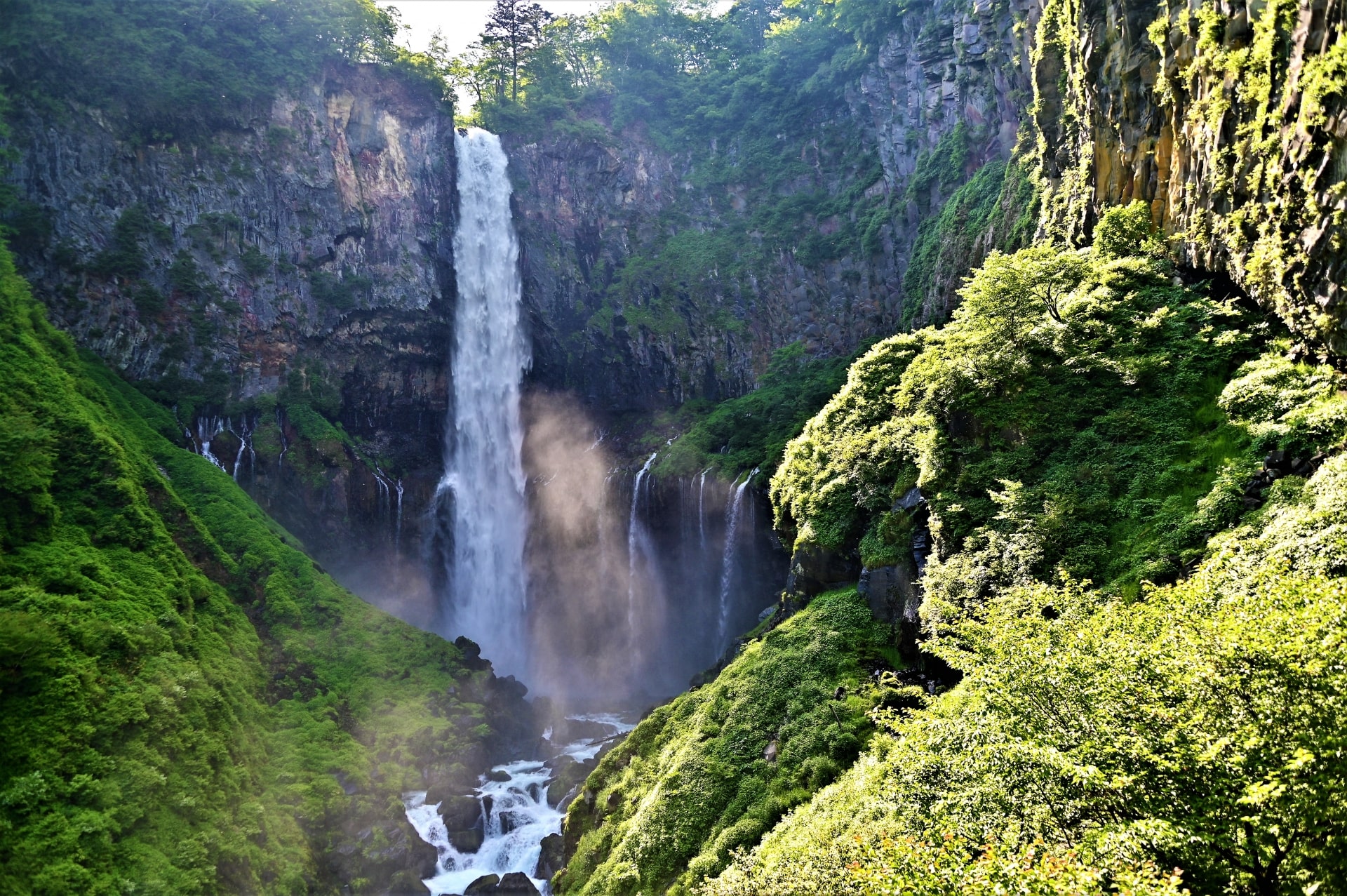 Kegon Falls 97-metre waterfall in Nikko, Tochigi