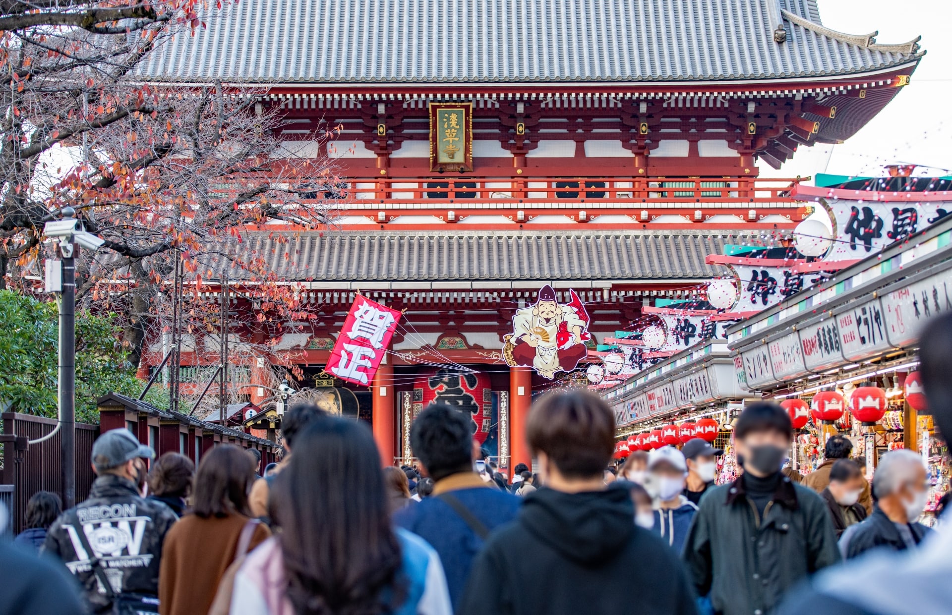 Hatsumode at Sensoji Temple, Asakusa