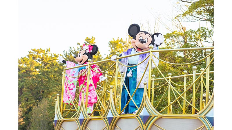 New Year at Tokyo Disneyland