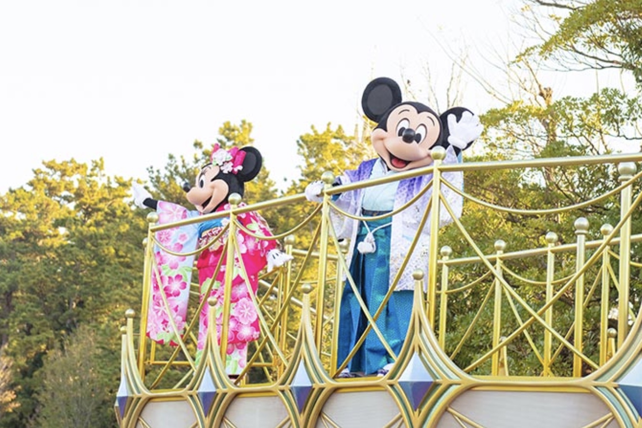 New Year’s at Tokyo Disneyland