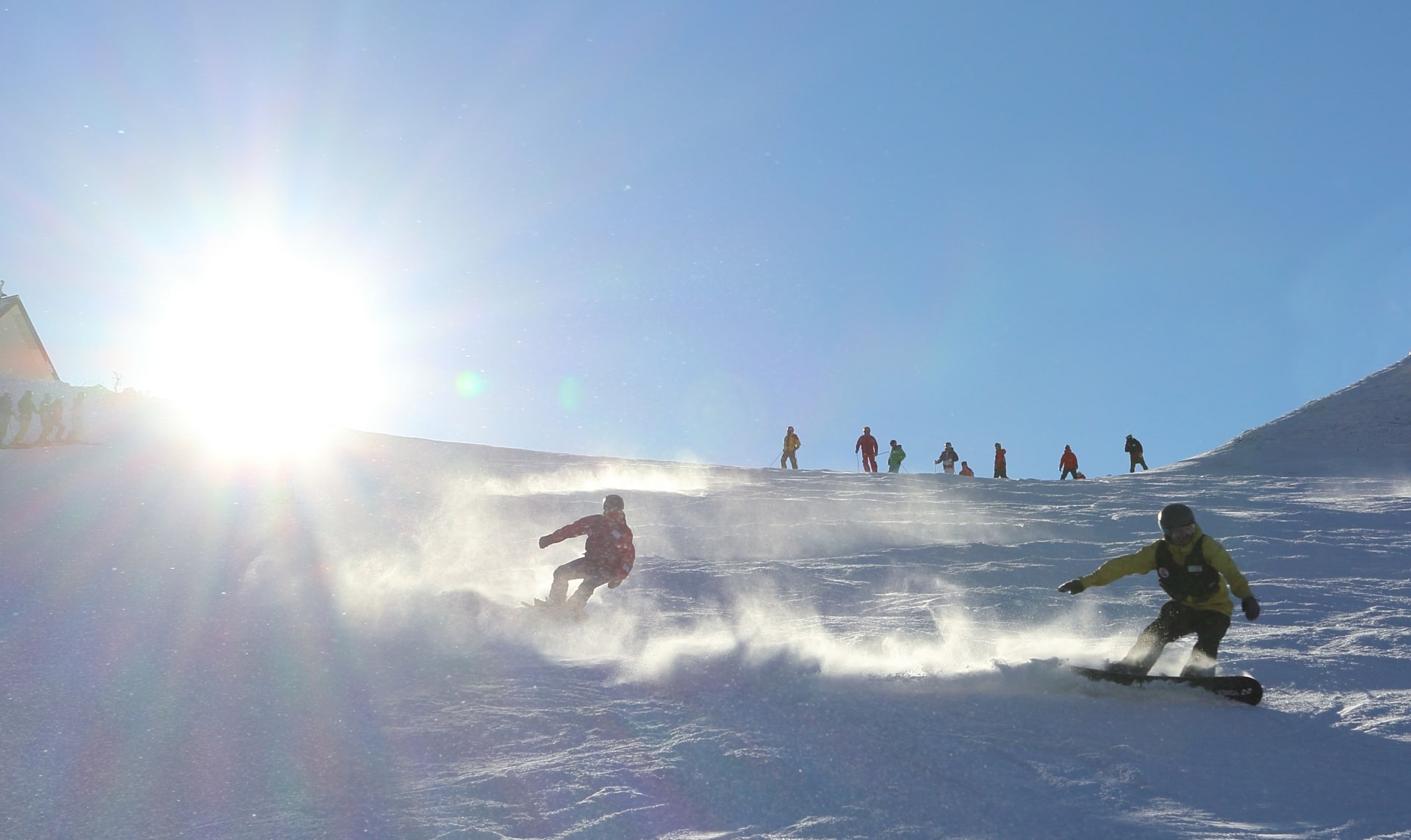 snowboarding