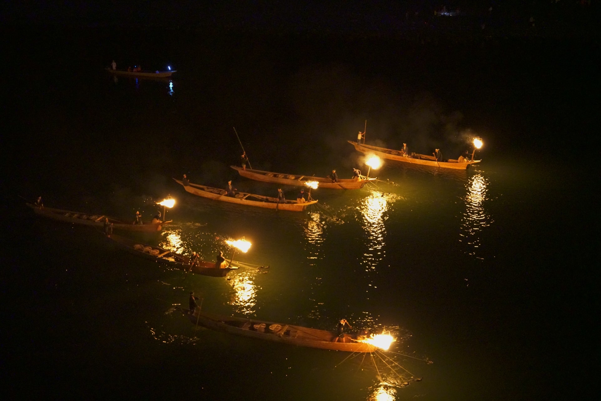 Cormorant Fishing on the Nagara River