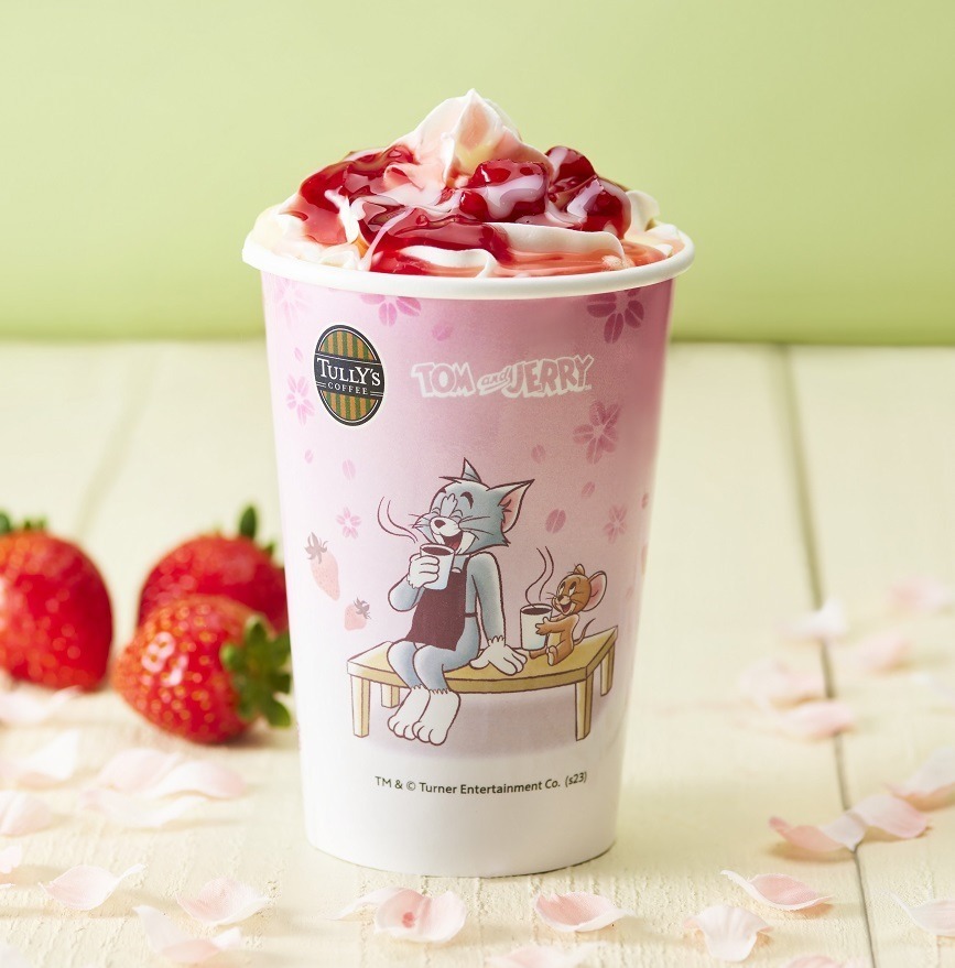 Tully’s Coffee x Tom and Jerry Cherry Blossom Collection