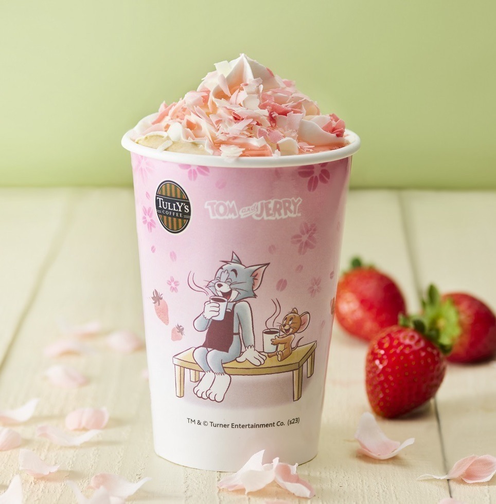 Tully’s Coffee x Tom and Jerry Cherry Blossom Collection