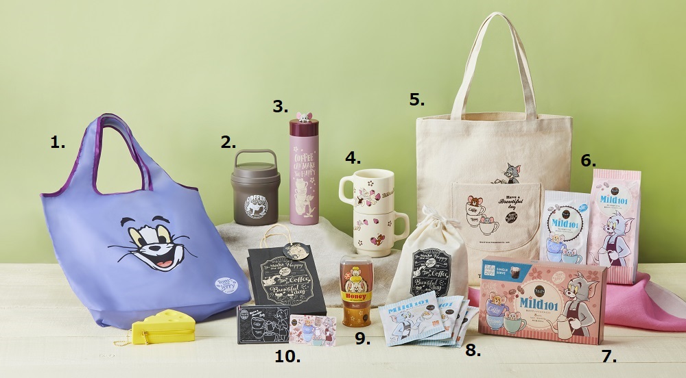 Tully’s Coffee x Tom and Jerry Cherry Blossom Collection 