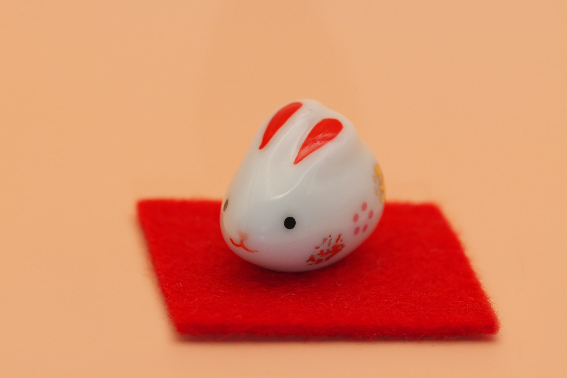 Small figurine depicting the rabbit from Chinese Zodiac