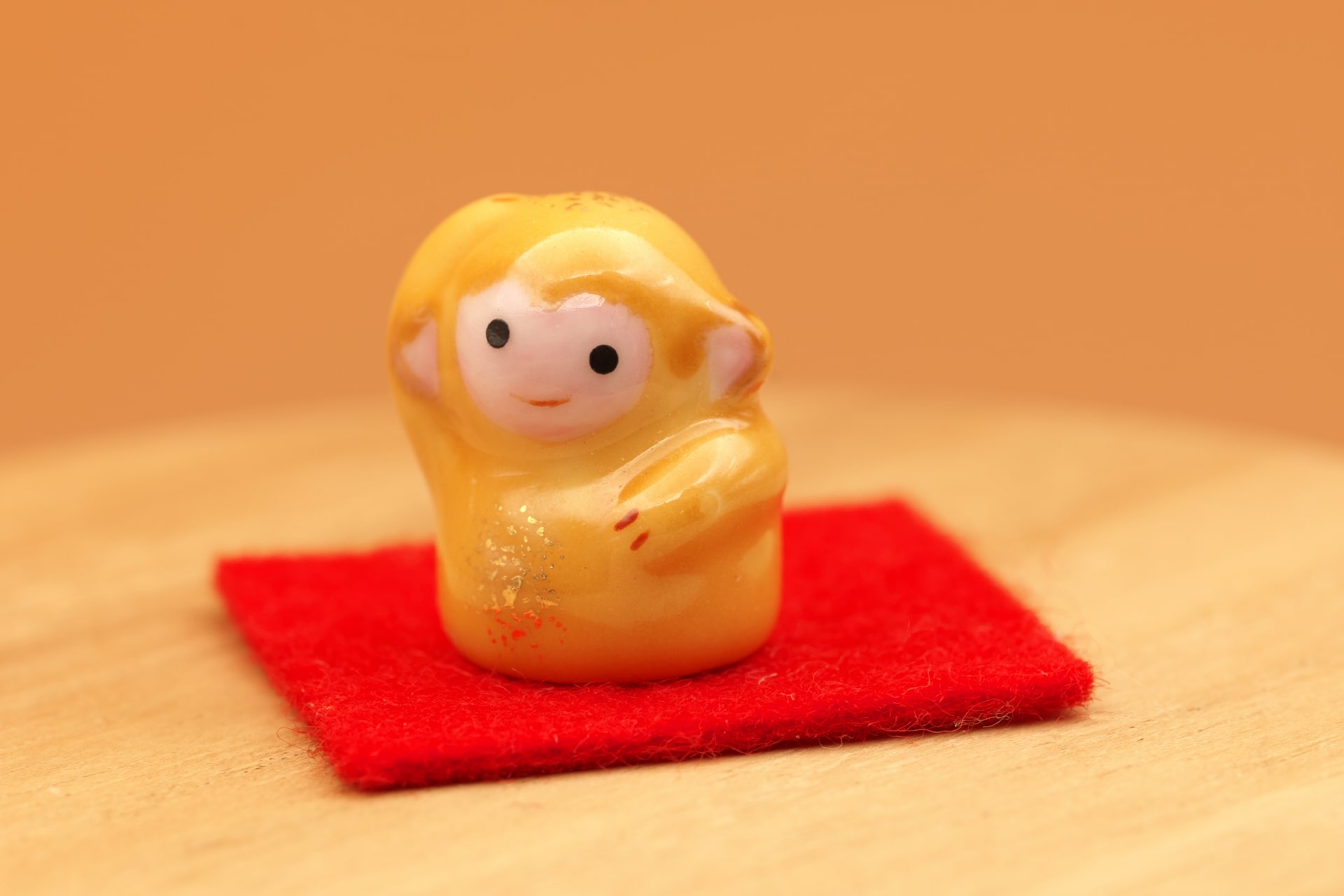 Small figurine depicting the monkey from Chinese Zodiac