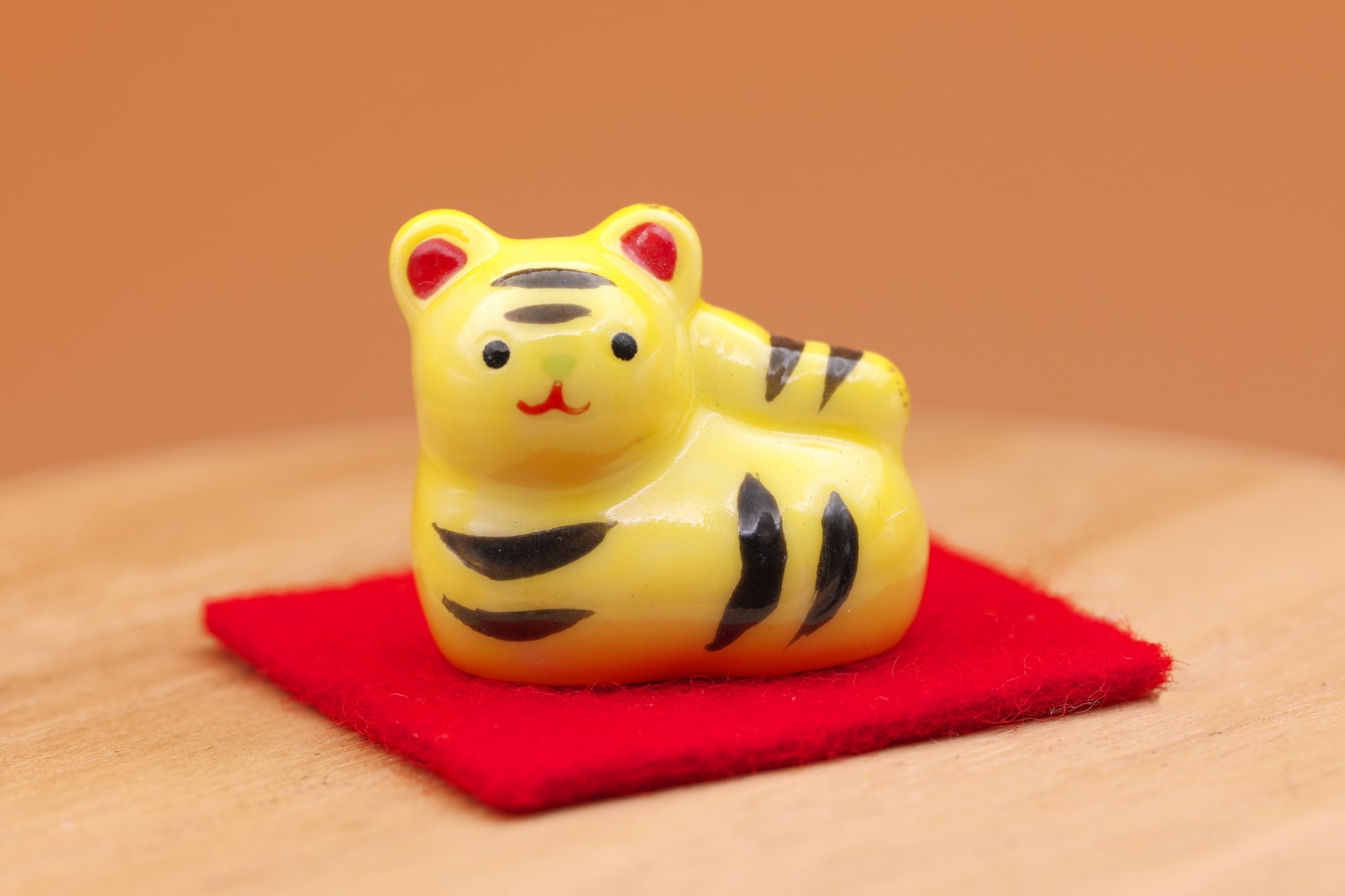 Small figurine depicting the tiger from Chinese Zodiac