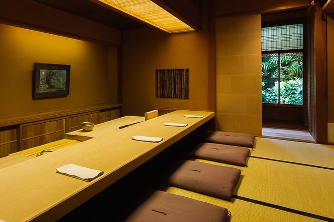 Iida restaurant in Kyoto