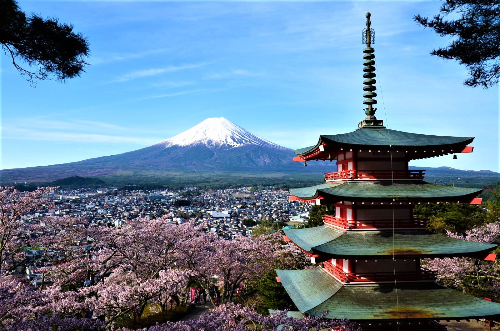 Chureito Pagoda with Mt.Fuji