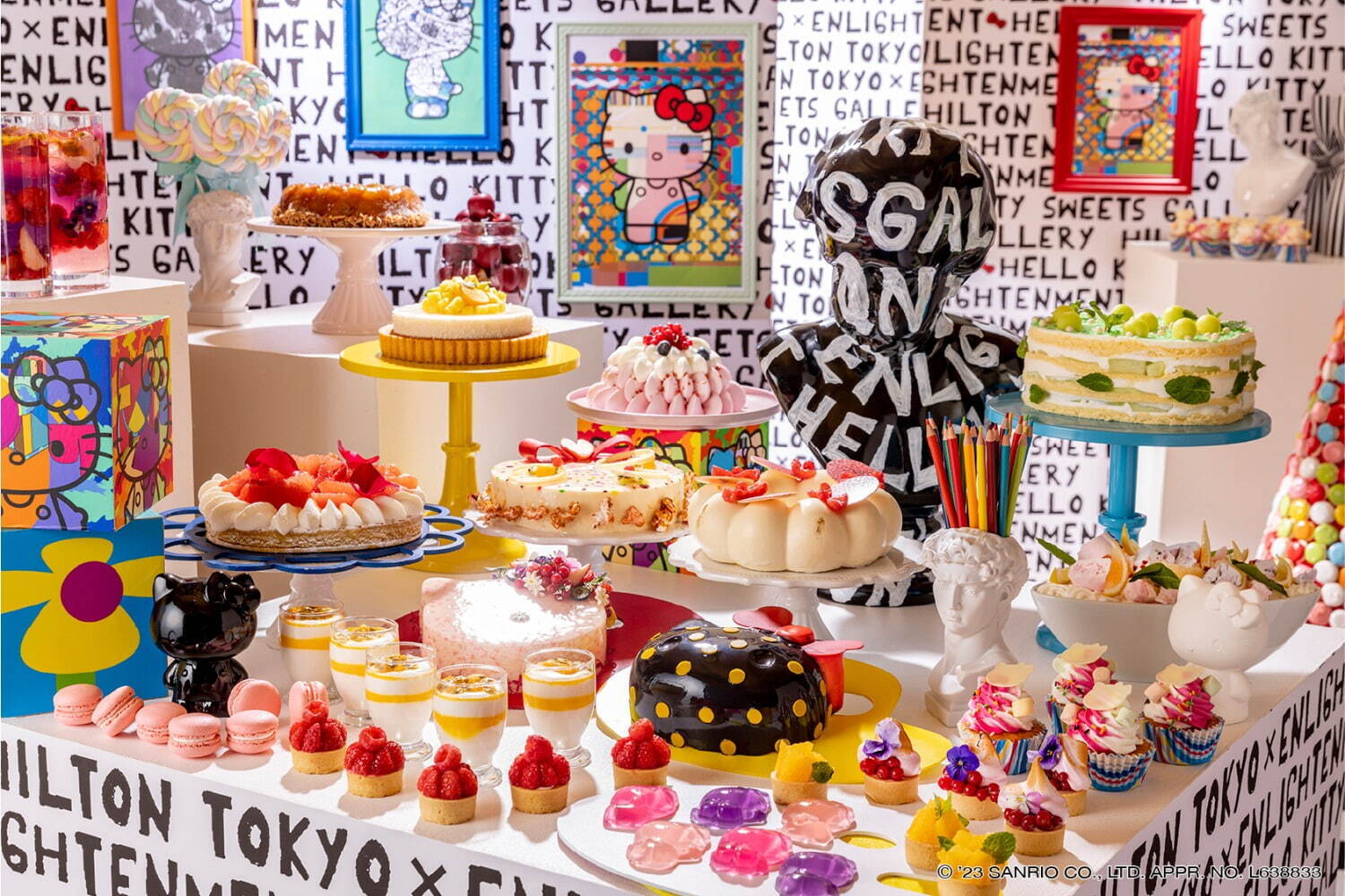 Hello Kitty in Sweets Gallery at Hilton Tokyo