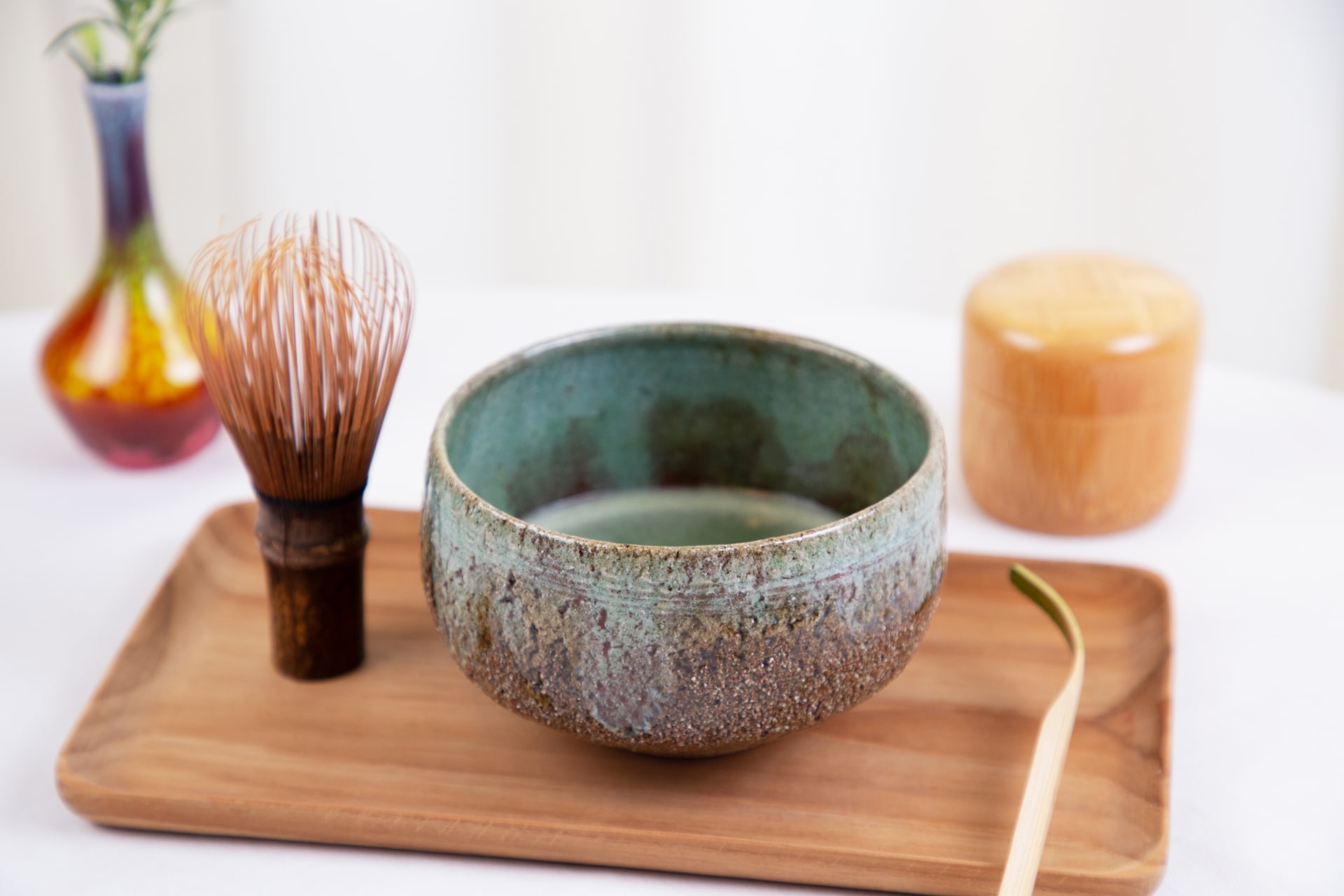 Matcha set with bowl, whisk and scoop