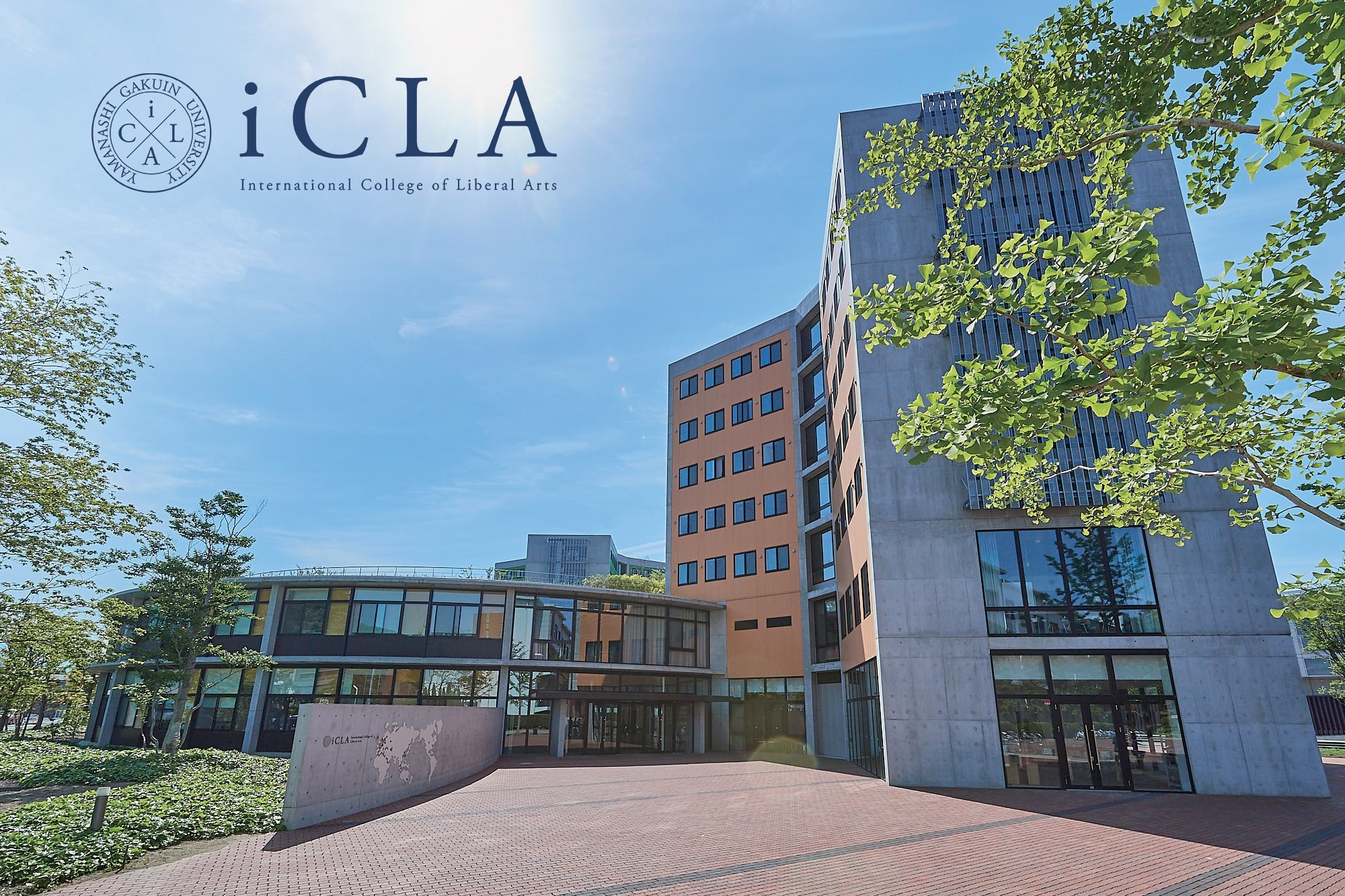 iCLA -building with logo