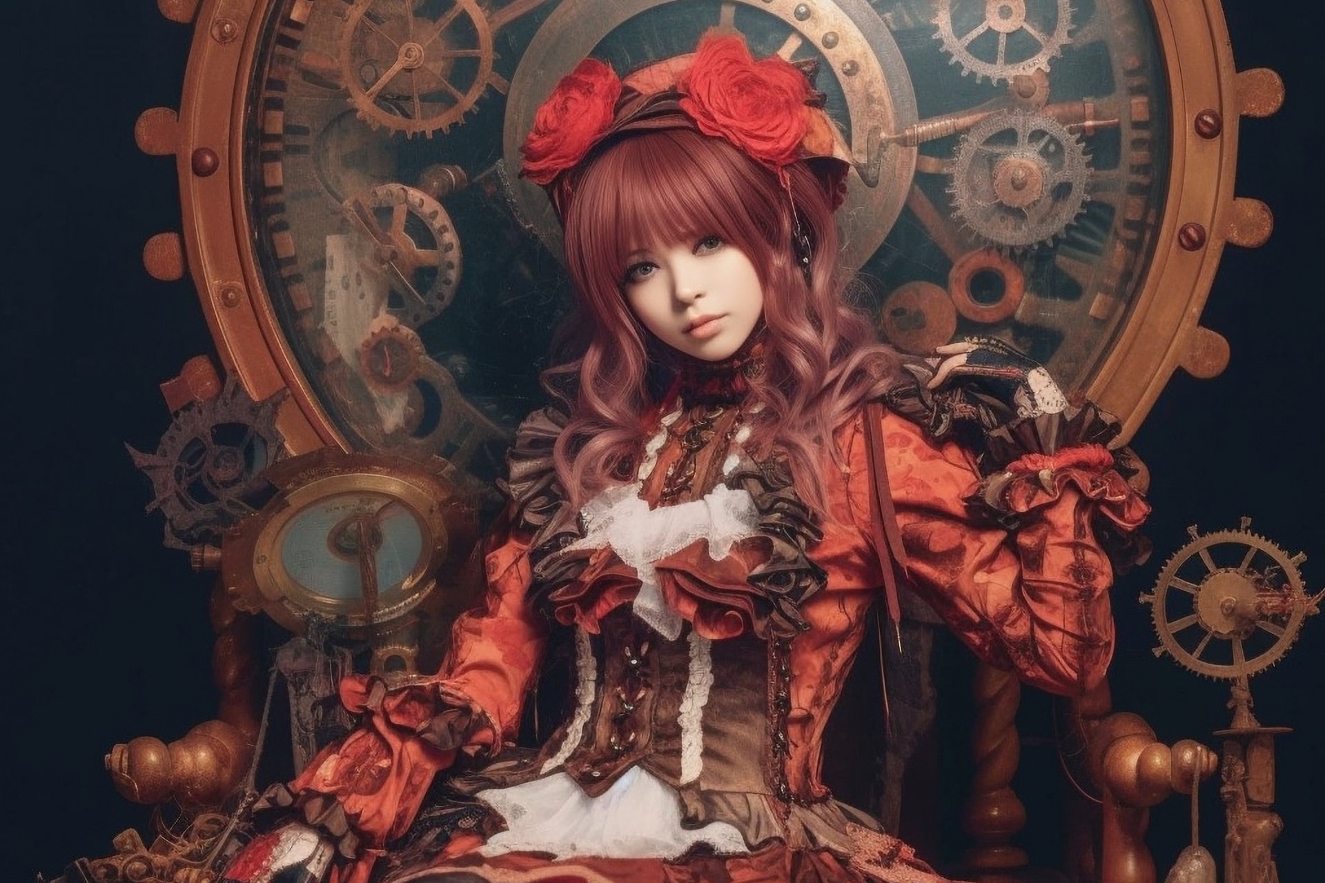 Girl wearing lolita fashion